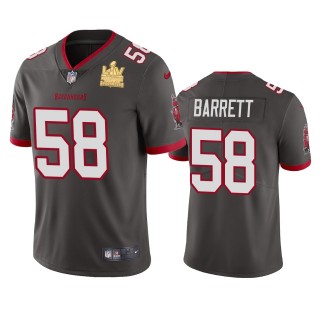 Tampa Bay Buccaneers Shaquil Barrett Pewter Super Bowl LV Champions Vapor Limited Jersey