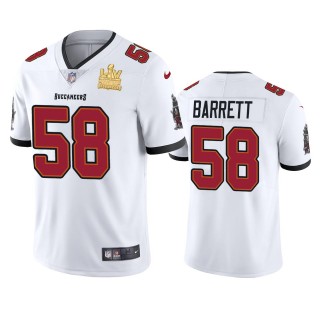 Tampa Bay Buccaneers Shaquil Barrett White Super Bowl LV Champions Vapor Limited Jersey