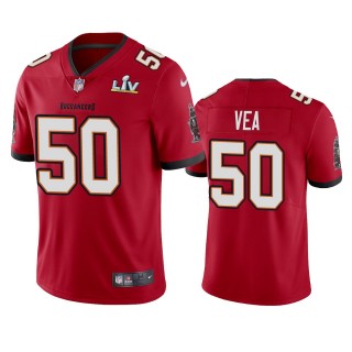 Tampa Bay Buccaneers Vita Vea Red Super Bowl LV Vapor Limited Jersey