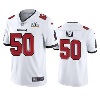 Tampa Bay Buccaneers Vita Vea White Super Bowl LV Vapor Limited Jersey