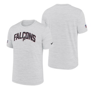 Men's Atlanta Falcons White Velocity Athletic Stack Performance T-Shirt