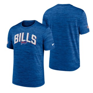 Men's Buffalo Bills Royal Velocity Athletic Stack Performance T-Shirt