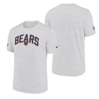 Men's Chicago Bears White Velocity Athletic Stack Performance T-Shirt