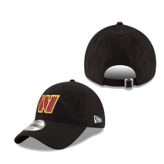 Washington Commanders Black 9TWENTY Adjustable Hat
