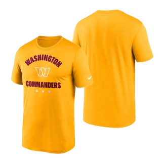 Washington Commanders Gold Arch Legend T-Shirt