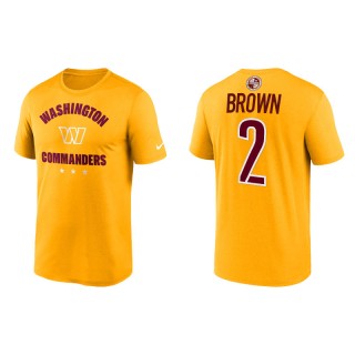 Dyami Brown Commanders Name & Number Gold T-Shirt