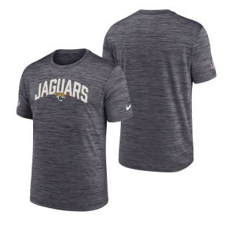 Men's Jacksonville Jaguars Black Velocity Athletic Stack Performance T-Shirt