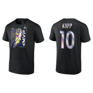 Super Bowl LVI Champions Rams Cooper Kupp Black MVP T-Shirt