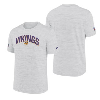 Men's Minnesota Vikings White Velocity Athletic Stack Performance T-Shirt