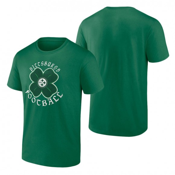 Men's Pittsburgh Steelers Kelly Green St. Patrick's Day Celtic T-Shirt