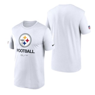 Men's Pittsburgh Steelers White Infographic Performance T-Shirt