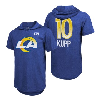 Los Angeles Rams Cooper Kupp Royal Super Bowl LVI Bound Short Sleeve Hoodie T-Shirt