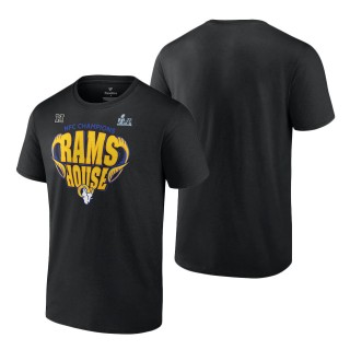 Los Angeles Rams Black 2021 NFC Champions Hometown T-Shirt