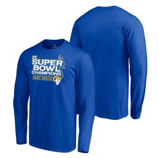 Los Angeles Rams Royal Super Bowl LVI Champions Big & Tall Parade Long Sleeve T-Shirt