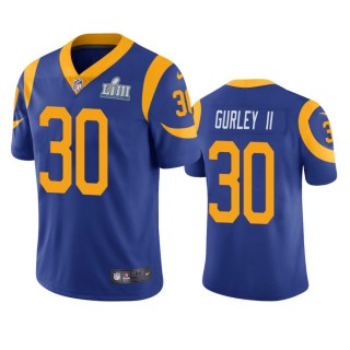 Los Angeles Rams Todd Gurley II Royal Nike Super Bowl LIII Vapor Untouchable Limited Jersey - Men