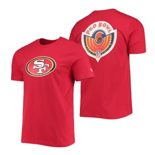 San Francisco 49ers New Era Scarlet 1996 Pro Bowl T-Shirt