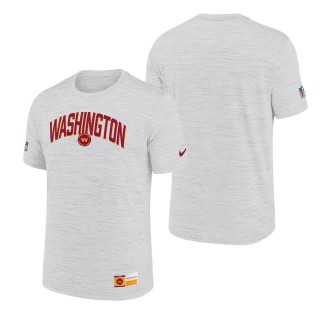 Men's Washington Commanders White Velocity Athletic Stack Performance T-Shirt