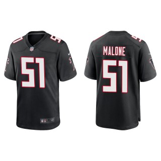 Men's Falcons DeAngelo Malone Black Throwback Game Jersey