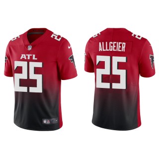 Men's Falcons Tyler Allgeier Red Alternate Vapor Limited Jersey
