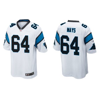 Men's Panthers Cade Mays White Game Jersey