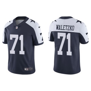 Men's Cowboys Matt Waletzko Navy Alternate Vapor Limited Jersey