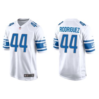 Men's Lions Malcolm Rodriguez White Game Jersey