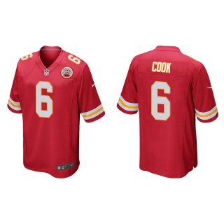 Men's Chiefs Bryan Cook Red Game Jersey