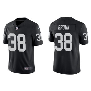 Men's Raiders Brittain Brown Black Vapor Limited Jersey
