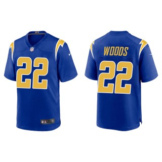 Men's Chargers JT Woods Royal Alternate Game Jersey