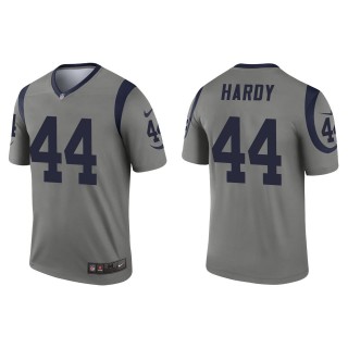 Men's Rams Daniel Hardy Gray Inverted Legend Jersey
