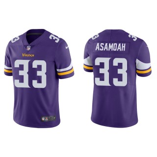 Men's Vikings Brian Asamoah Purple Vapor Limited Jersey