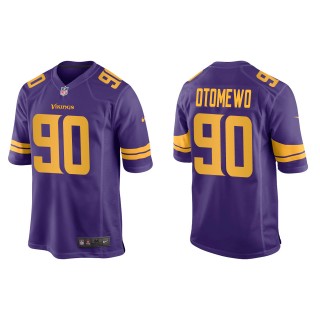 Men's Vikings Esezi Otomewo Purple Alternate Game Jersey