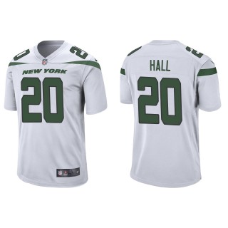 Men's Jets Breece Hall White Game Jersey