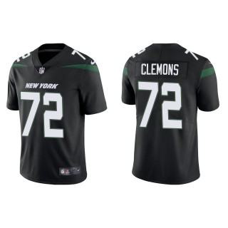 Men's Jets Micheal Clemons Black Vapor Limited Jersey