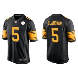 Men's Steelers Chris Oladokun Black Alternate Game Jersey