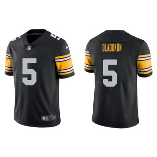 Men's Steelers Chris Oladokun Black Alternate Vapor Limited Jersey