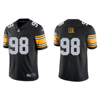 Men's Steelers DeMarvin Leal Black Alternate Vapor Limited Jersey