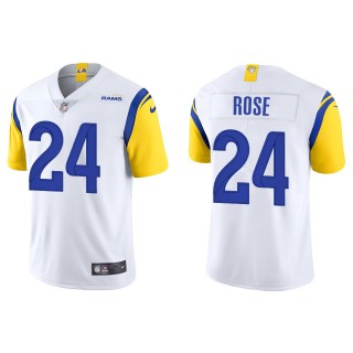 Men's Los Angeles Rams A.J. Rose White Alternate Vapor Limited Jersey