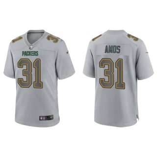 Men's Adrian Amos Green Bay Packers Gray Atmosphere Fashion Game Jersey