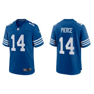 Men's Colts Alec Pierce Royal Alternate Game Jersey