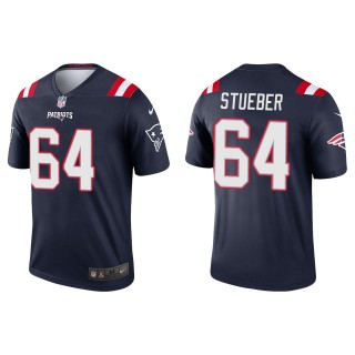 Men's New England Patriots Andrew Stueber Navy Legend Jersey