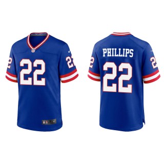 Giants Andru Phillips Royal Classic Game Jersey