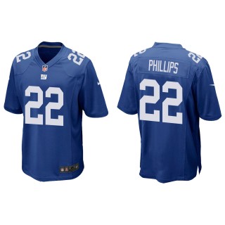 Giants Andru Phillips Royal Game Jersey