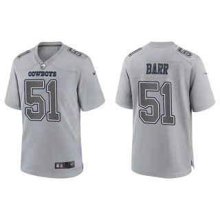 Men's Dallas Cowboys Anthony Barr Gray Atmosphere Fashion Game Jersey