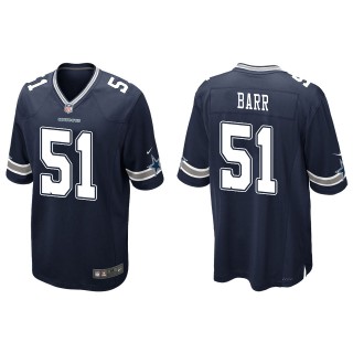 Men's Dallas Cowboys Anthony Barr Navy Game Jersey