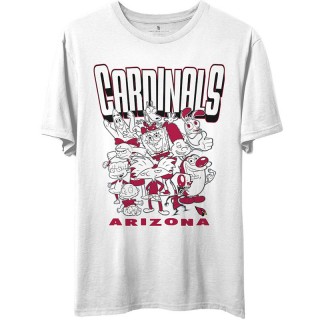 Men's Arizona Cardinals White NFL x Nickelodeon T-Shirt