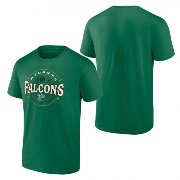 Men's Atlanta Falcons Fanatics Branded Kelly Green Lucky Team T-Shirt