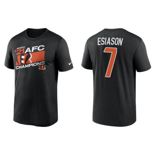 Boomer Esiason Bengals 2021 AFC Champions Iconic Men's Black T-Shirt