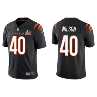 Super Bowl LVI Brandon Wilson Bengals Black Vapor Limited Jersey