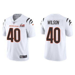 Super Bowl LVI Brandon Wilson Bengals White Vapor Limited Jersey
